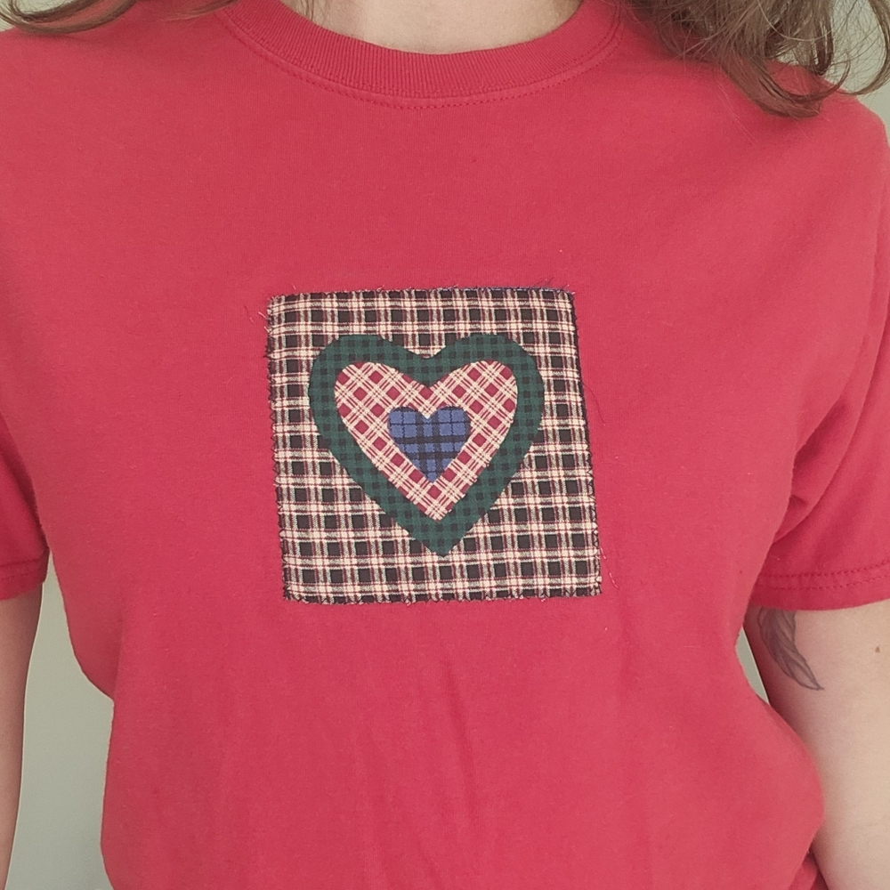Patchwork Y2K Cottagecore Tshirt - Picture 5 of 7